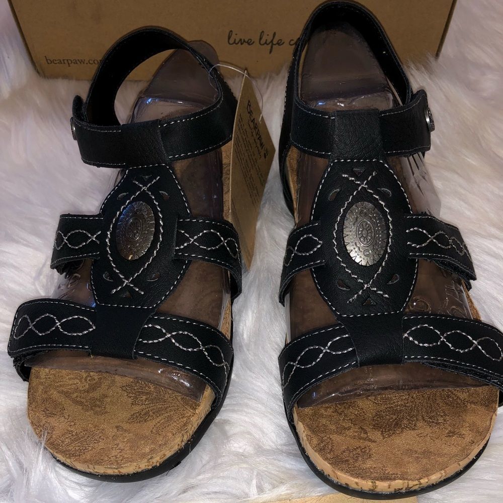 BearPaw Riley II Wide Sandals